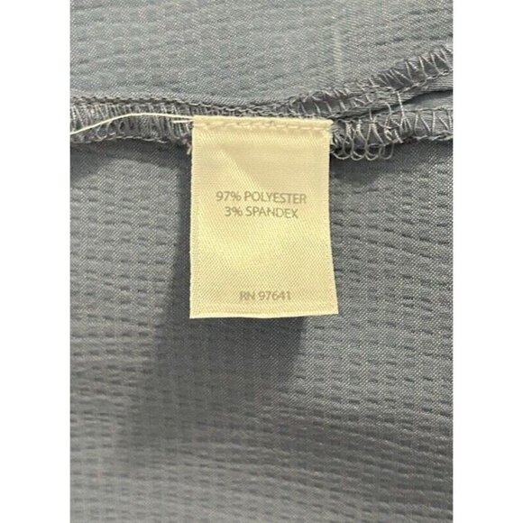 NWT J Jill Wearever Collection Easy Care Blue Moonlitsky Tunic Top Plus Size 4X - Picture 7 of 8